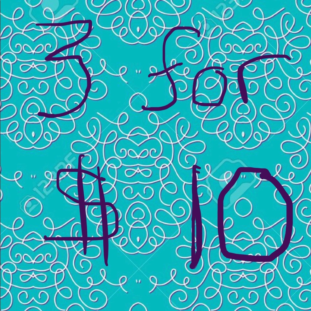 Sale!!!! 3 for $10